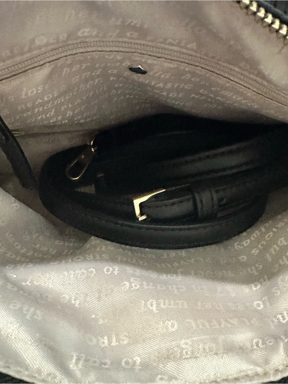 kate spade Story Line Black Mini Bow Top-Handle Bag